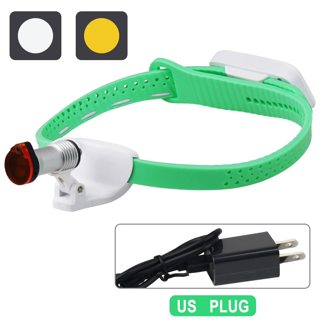 5W Dental LED Headligth Wireless Ultra-light High-brightness Dental Surgical Headband Medical Headlight  Adjustable Brightness