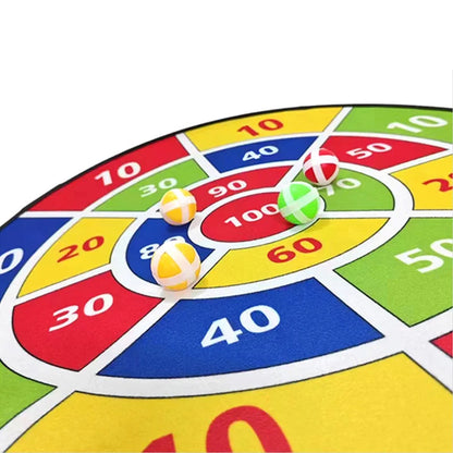 66CM Large Dart Board Kids Dart Board with Sticky Balls Boys Toys Indoor Sport Outdoor Fun Family Party Play Game Toys