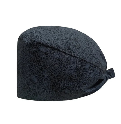 Cute Cat Pattern Printing Unisex Surgical Cap Surgeon  Veterinary Pet Beauty Salon Hospital Clinic Clinical Nurse