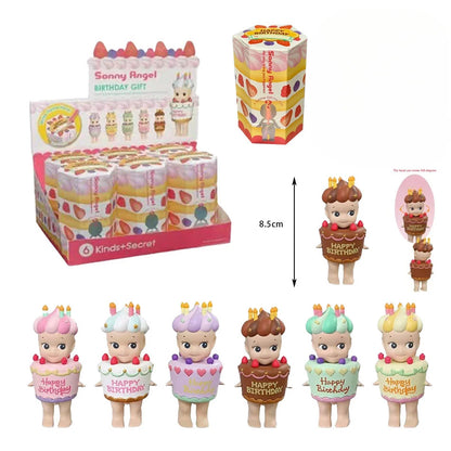 1Set Sonny Angel Blind Box 20th XMAS Love Hippers Back Dreaming Fruit Vegetable Series Toys Adult Figure Doll Valentine's Day