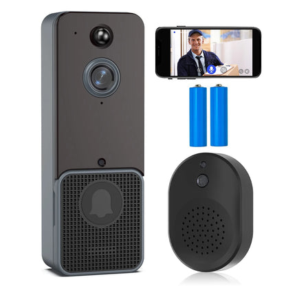 Aiwit T6 Wireless WiFi Video Doorbell Camera Smart Home Outdoor Door Bell Intercom HD Infrad Night Vision Security Protection