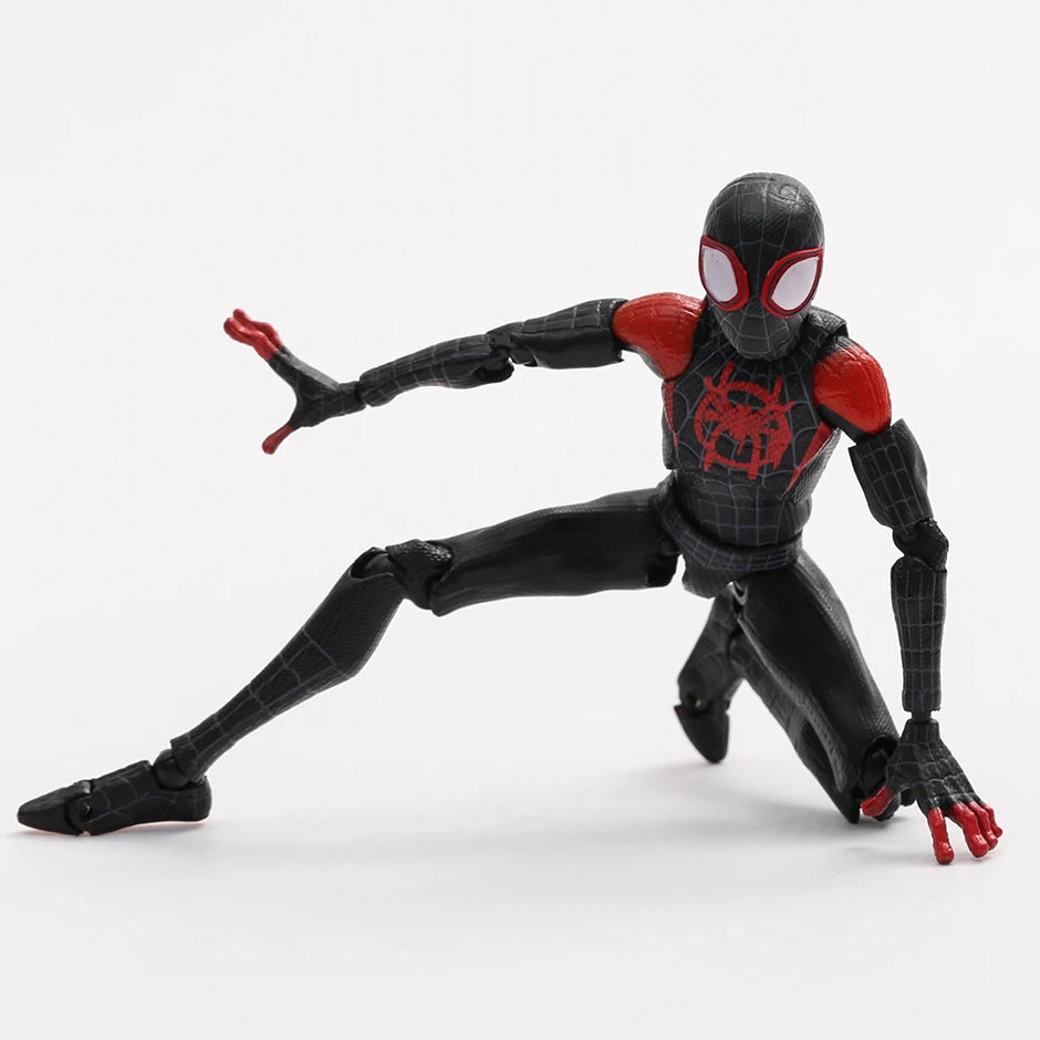 Sentinel Miles Morales SV-Action Spider-Man Into The Spider Verse Action Figure Model Toy Gift Collection Figurine