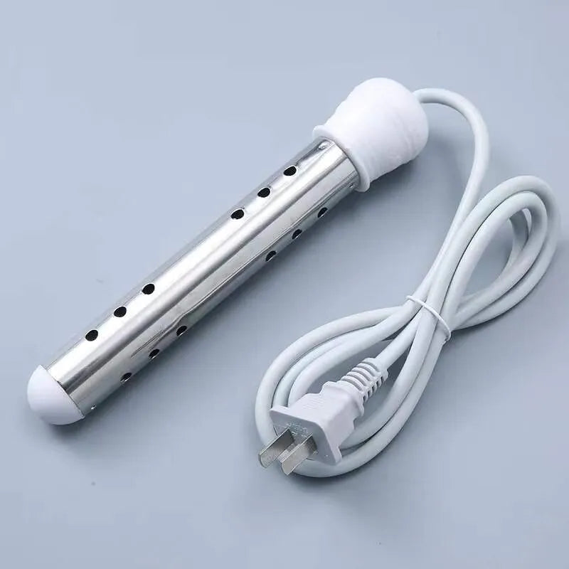 2000W Electric Heating Rod Portable Water Heaters Water Storage Type Hot Water Stick Household Stainless Steel Heating Tube