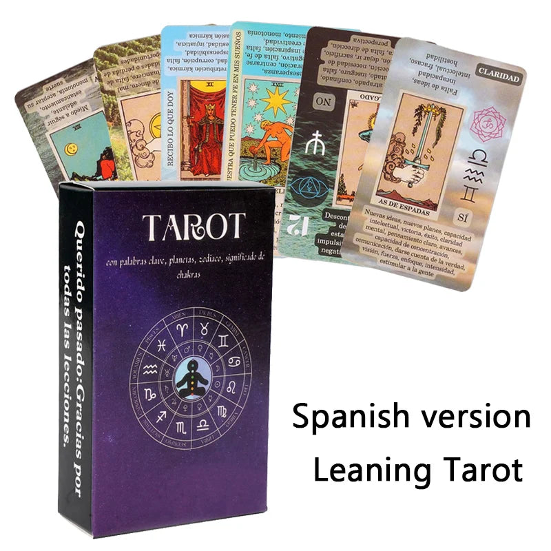 Tarot Cards Garbage Pail Kids In Spanish English Child Adult Family Gathering Game Playing Card Prophecy Card Toys Birthday Gift