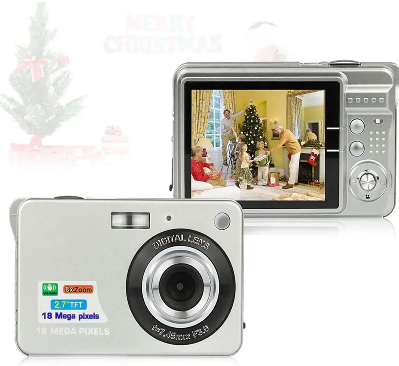 HD Mini Digital Camera18mp 2.7 Inch Point and Shoot for Kids Students Beginners-Birthday Xmas Gifts Cheap Camera Video Camera