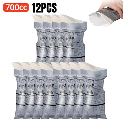 Portable Emergency Urinal Bag Outdoor Camping Pee Bags Disposable Travel Vomit Bag Mini Mobile Toilet for Men Women Children