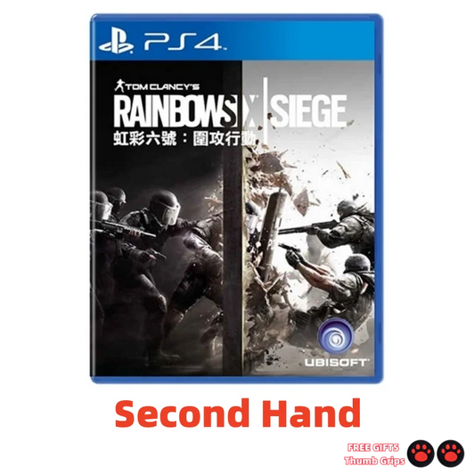 Sony Playstatio4 PS4 Genuine Second Hand Game CD Rainbow Six Seige Storefront Intro Trailer PS4 SONY Playstatio4 Game Deals Card