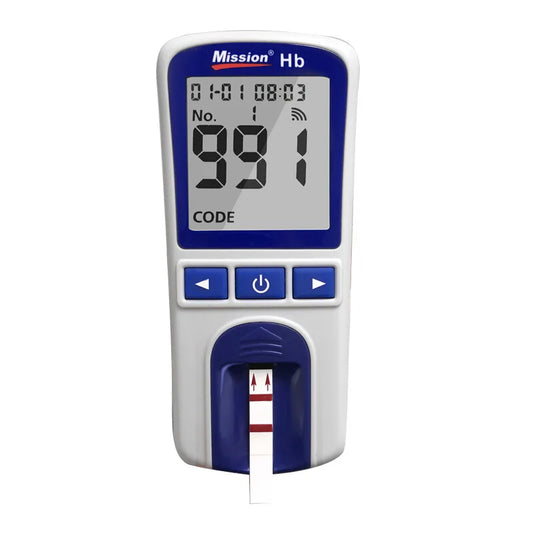Hemoglobin Analysis Tester Meter Household Hb Analyzer Anemia Tester Strip With 50 Test Paper Home Medical Instrument