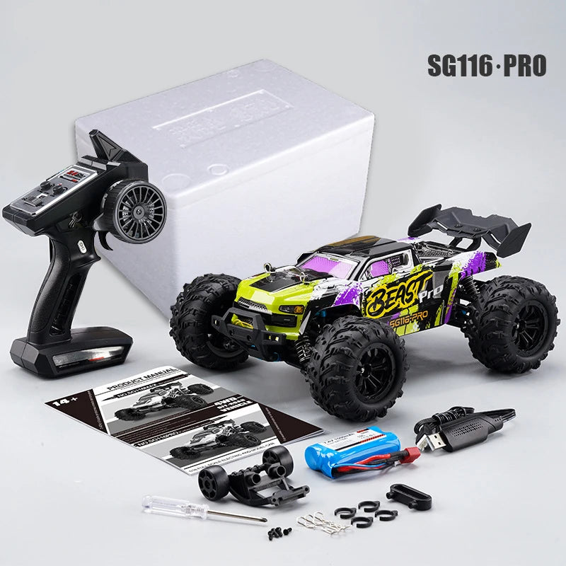 ZLL SG116MAX/SG116PRO 1:16 40/80km/h 4WD Rc Car High Drift Speed LED Headlight Car Toy