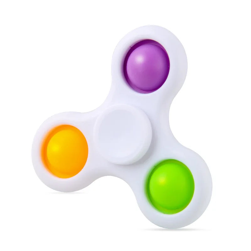 New Fidget Spinner Toys Hand Fingertip Multi-color Spnining Top Stress Relief Decompression Adults Toy Gifts for Boys Girls