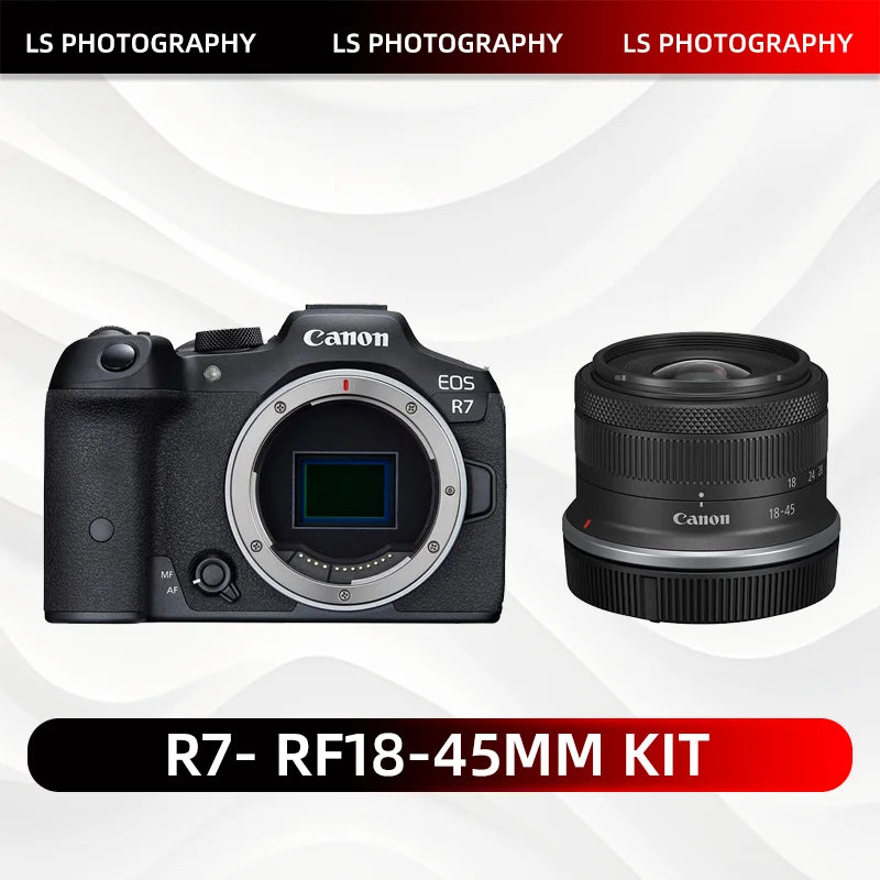 Canon EOS R7 APS-C Flagship Professional Mirrorless Digital Camera High-Speed Continuous Shooting 4K Video