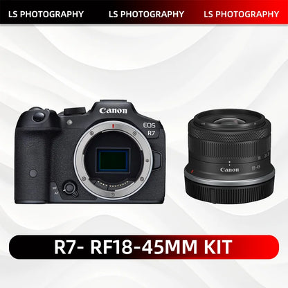 Canon EOS R7 APS-C Flagship Professional Mirrorless Digital Camera High-Speed Continuous Shooting 4K Video