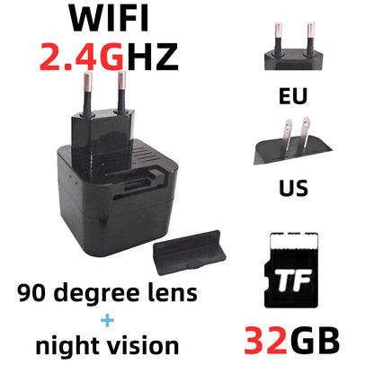 4K night vision HD network camera supports WiFi, suitable for home security indoor surveillance video Webcam motion detection