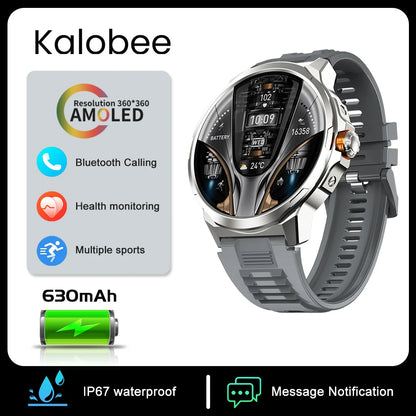 Kalobee SK50 Smart Watches for Men,Answer / Make Call,1.85" Big Screen Fitness Tracker,Waterproof Watch for Android iOS Phones