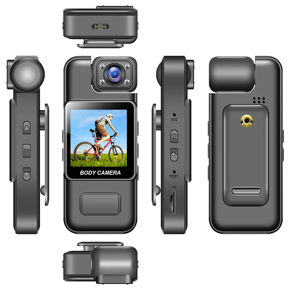 4K 30fps Portable Action Camera Handheld Sports Camera with Night Shot Ultra HD Recorder For Outdoor Cycling Hiking