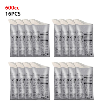 Outdoor Emergency Urinate Bags 700ml Disposable Travel Mini Mobile Toilet Portable Urine Bag Unisex Pee Bag for Female Baby Male
