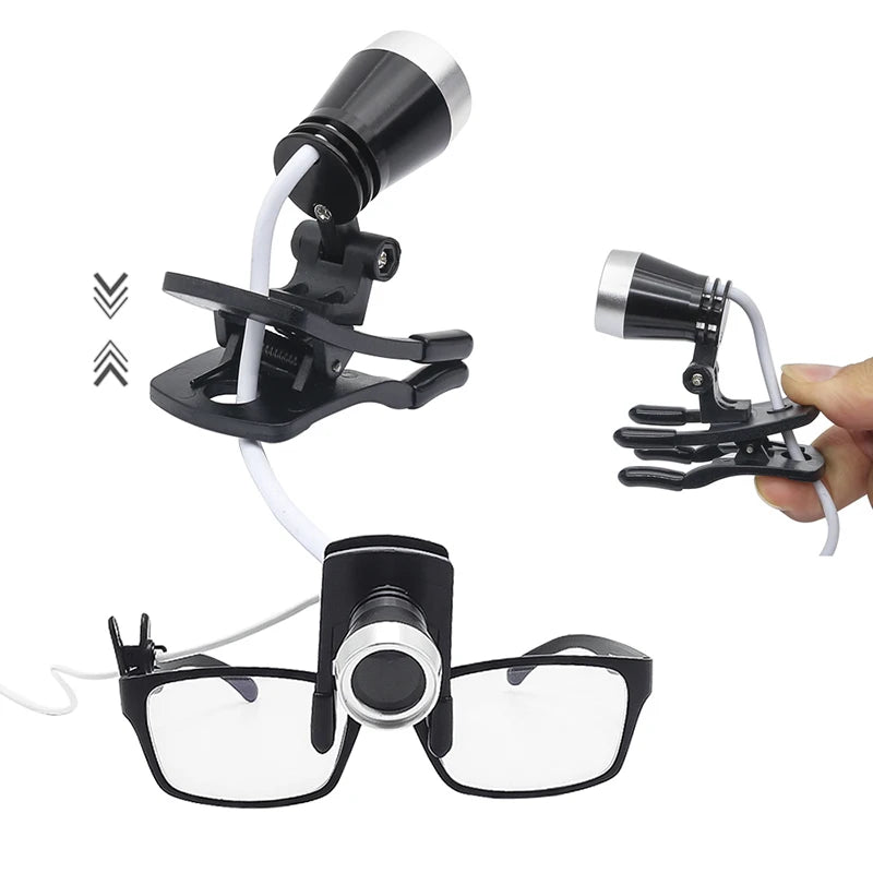 1W Medical Dental Headlight LED Dentistry Surgical Headlamp Head Examination Light for Glasses