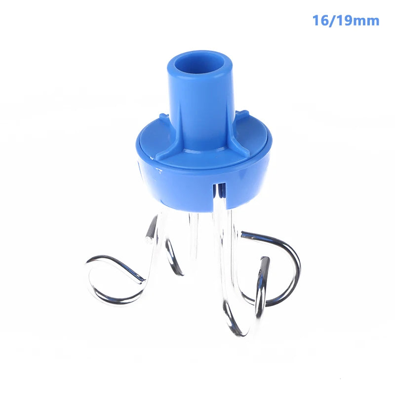1Pc Hook Infusion Stand Clinic Iv Bag Rack Hanging Pole Hanger Drip Holder Vertical Display Bottle Medical Steel Inverted