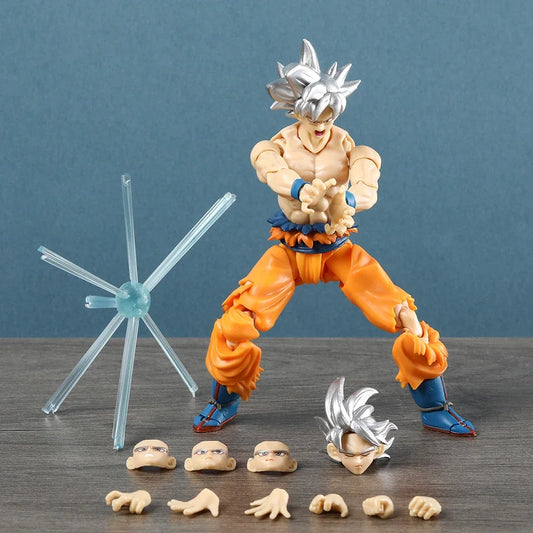 SHF Goku Ultra Instinct Joint Movable Action Figure PVC Toys Collection Doll Model