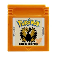 GBC Game Cartridge Pokemon Series Black White Genesis Creepy Black Dark Energy 16 Bit Video Game Console Card