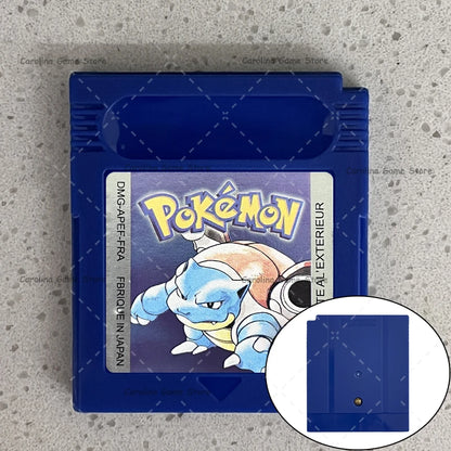GBC Video Game Cartridge Console Card Pokemon Blue/Crystal/Green/Gold/Red/Silver/Yellow High Quality with Multi-language