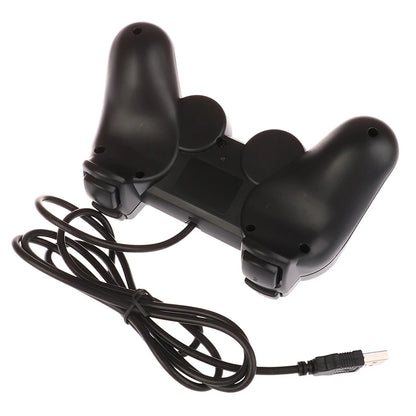 Vibration Joystick Wired USB PC Controller For PC Computer Laptop For WinXP/Win7/Win8/Win10 For Vista Black Gamepad