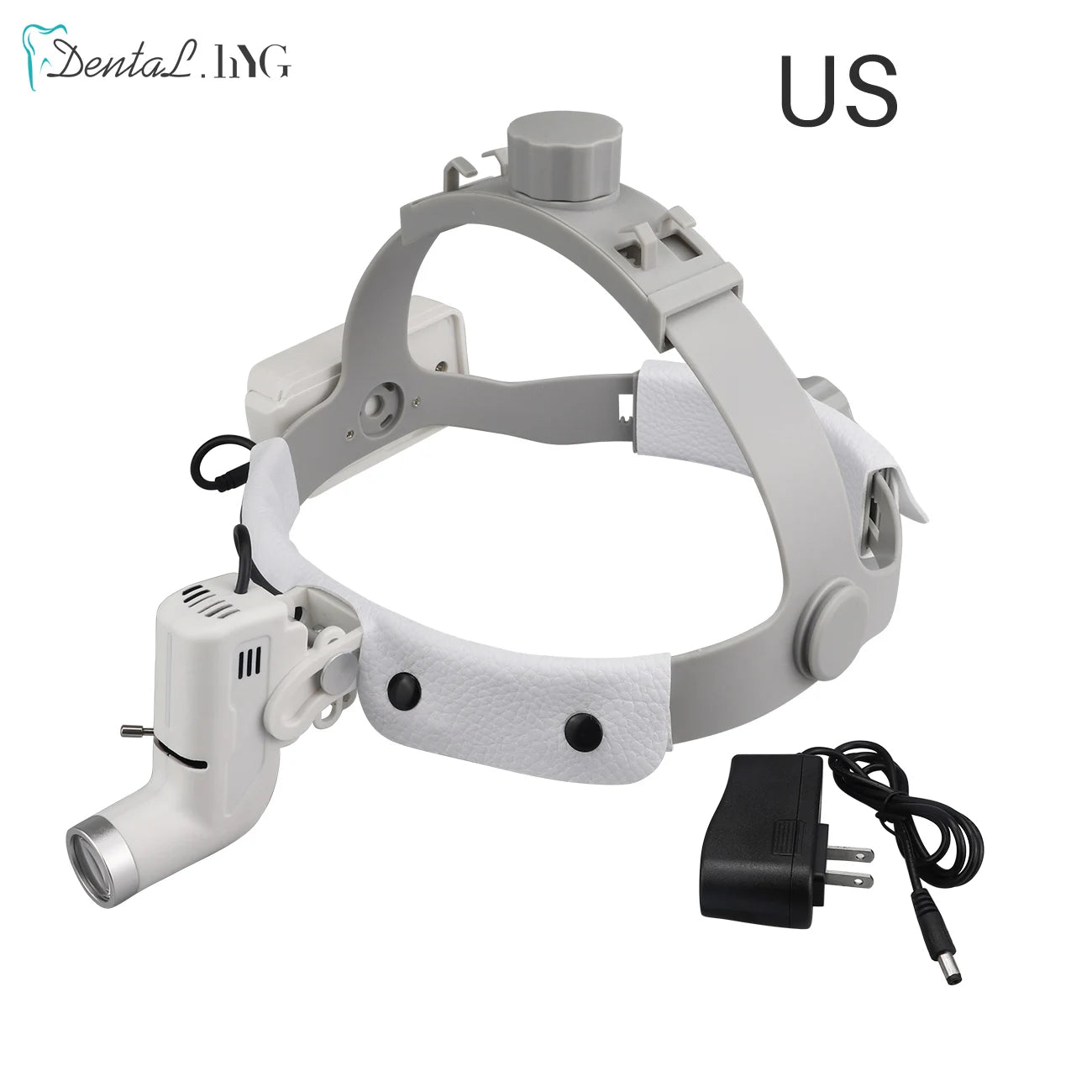 5W Dental LED Head Light Lamp For Binocular Loupes Brightness Spot Ajustable Dental Lab Headlamp Surgical Headlight