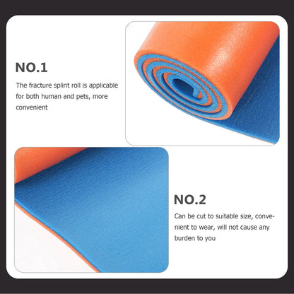 2 Pcs Emergency Medical Splint Fracture Fixing Polymer First Aid Supply Adjustable