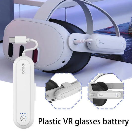 Meta Quest3S VR Glasses Accessories Quest3S Headset Rechargeable Head Strap with Built-in 20000mWh Battery and Quest3S Case