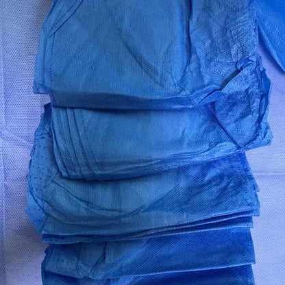 20Pcs Disposable Dustproof Hair Medical Dome Strip Cap Doctor Non-Woven Surgical Cap Dust-Proof Workshop Work Hood