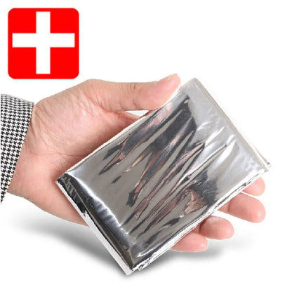 Curtain Military Blanke Emergency Thermal Blanket Outdoor WaterProof Survival Rescue Blanket Foil Thermal Space First Aid Rescue