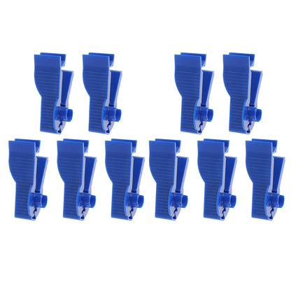 10 Pcs Dialysis Clip Plastic Peritoneal Supplies Tube Holders Accessories Universal Tubing Clips Abs Pipe