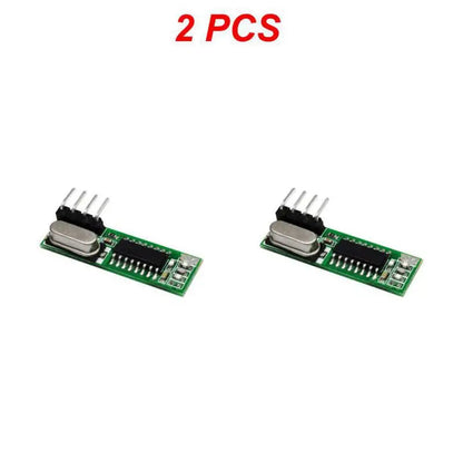 1/2/4PCS 433 Mhz Superheterodyne RF Receiver and Transmitter Module For Arduino Wireless Module Kit 433Mhz Remote