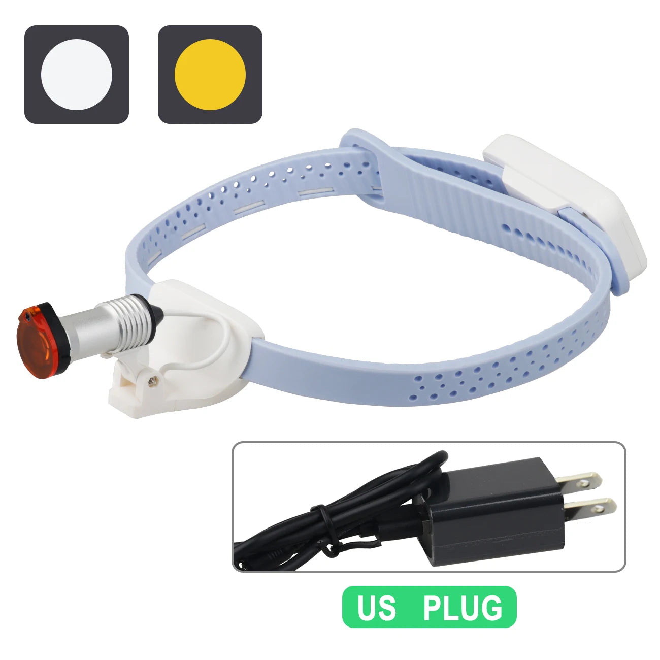 5W Dental LED Headligth Wireless Ultra-light High-brightness Dental Surgical Headband Medical Headlight  Adjustable Brightness