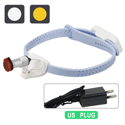 5W Dental LED Headligth Wireless Ultra-light High-brightness Dental Surgical Headband Medical Headlight  Adjustable Brightness
