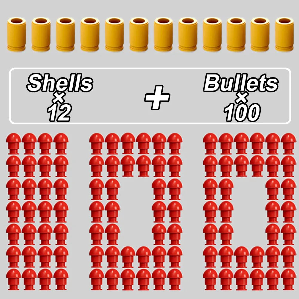 Toy Guns Accessories Shells & Bullets For Automatic Mini Desert Eagle M1911 USP Guns Pistol Boys Gift Shooting Games