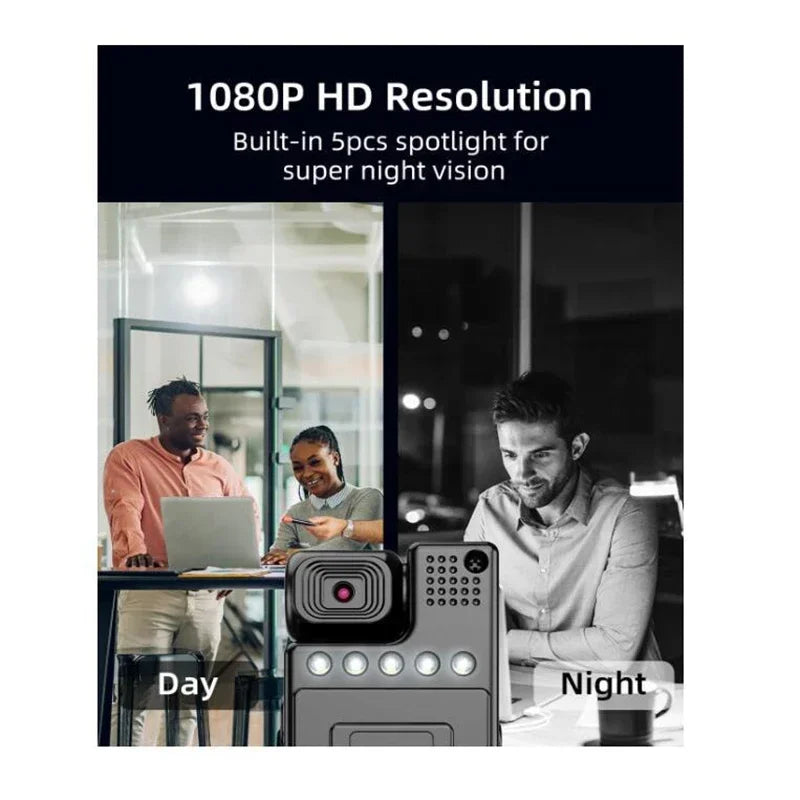 L9  Mini Camera WIFI Portable Body Camera  Rotating Lens Night Vision Video Recording Sport DV Action Cam Travel Vlog Camera