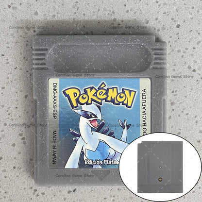 GBC Video Game Cartridge Console Card Pokemon Blue/Crystal/Green/Gold/Red/Silver/Yellow High Quality with Multi-language