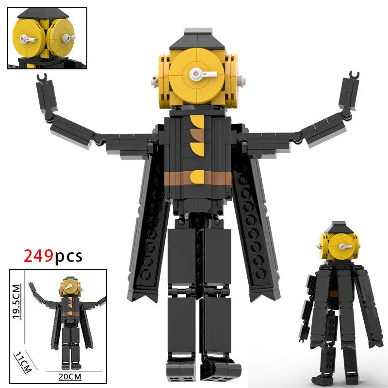 New Skibidi Toilet Weapon Titan TVMan Figure Building Block Toys For Boy Speakerman Bricks DIY Model Toy For Kid Adult Xmas Gift