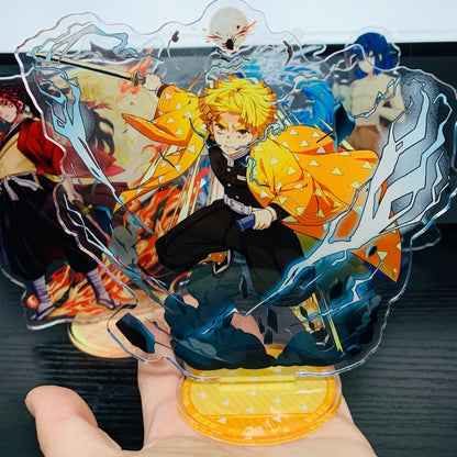 Demon Slayer Mystery Box Acrylic Stand Model Lucky Bag Kimetsu No Yaiba Tanjirou Action Figures Collection Model Toys Fans Gifts