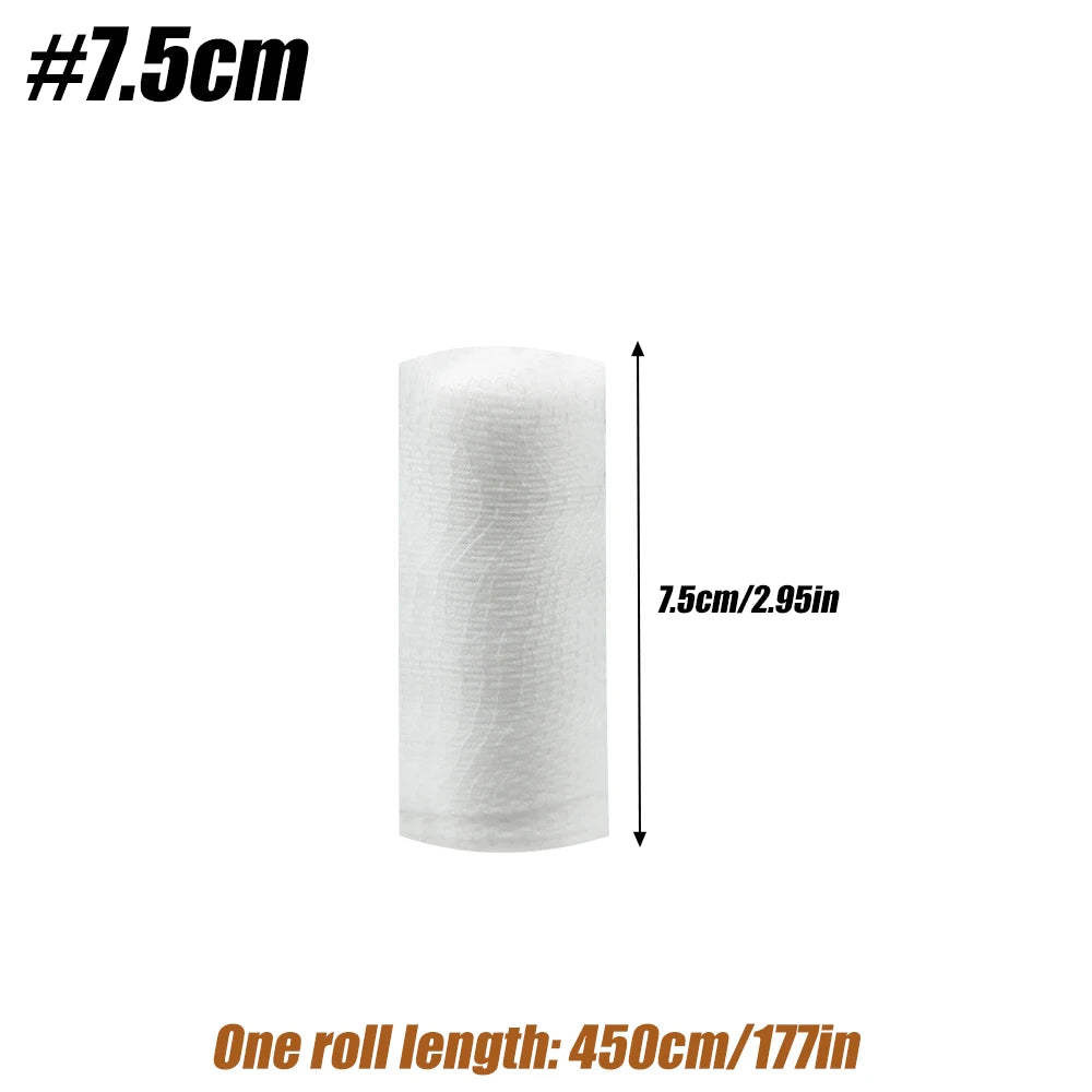 4 Rolls Premium Gauze Rolls,Breathable Flexible, Stretchable  Gauze Bandage Roll for First Aid Wound Care & Medical Supplies