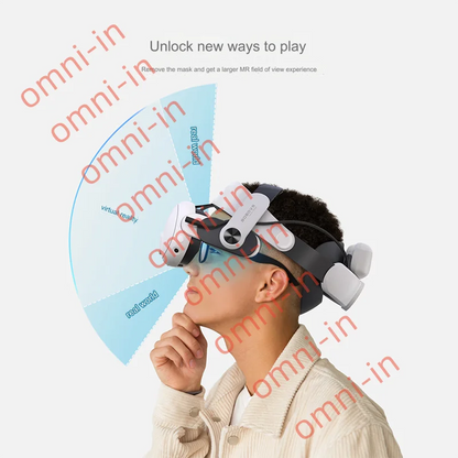 M3 Pro Battery Pack Head Strap Accessories, For Meta Quest 3,Reduce Facial Stress,Magnetic Battery Swap Design