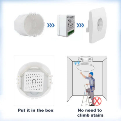 16A EWeLink Wifi MINI Smart Switch Support 2-Way Control Timer Wireless Switch Smart Home Automation Work With Alexa Google Home