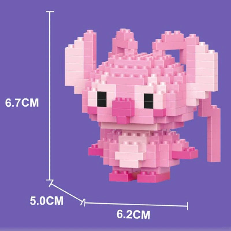 Stitch Building Blocks Package Toys Diamond Particles Mini 3D Puzzle Figures Model Decoration Game Toys Gifts