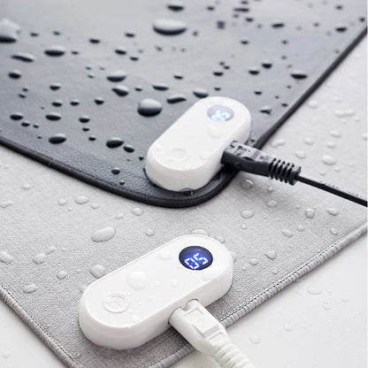 Intelligent Heated Electric Heating Pad Office Desktop Digital Display Heating Pad Warming Table Waterproof Mat Mouse Pad Winter