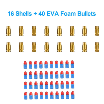 32 Shells And 100 Soft EVA Bullets For Toy gun Glock Colt 1911 Shooting Game For Kids Boys