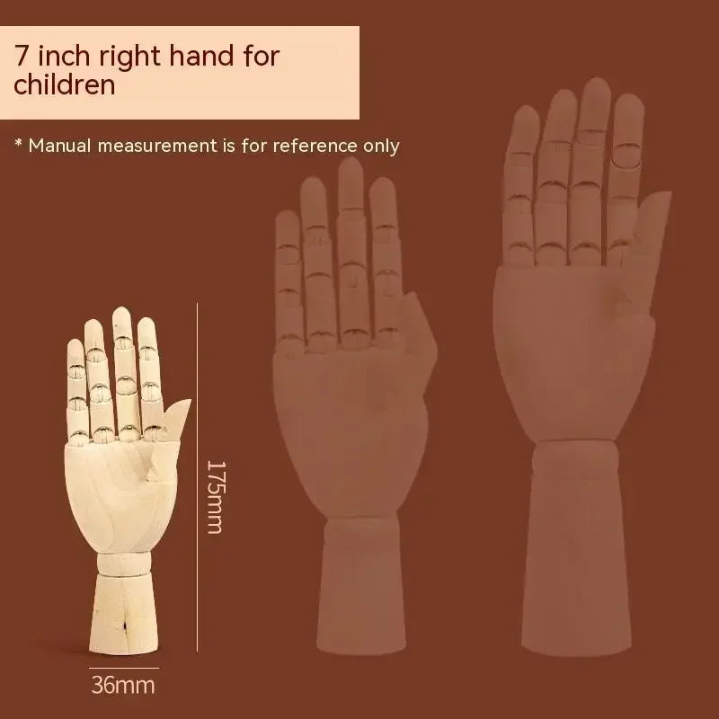 Jointed Doll Drawing Sketch Mannequin Model Movable Limbs Wooden Hand Body Draw Action Toys Figures Home Decor Artist Models