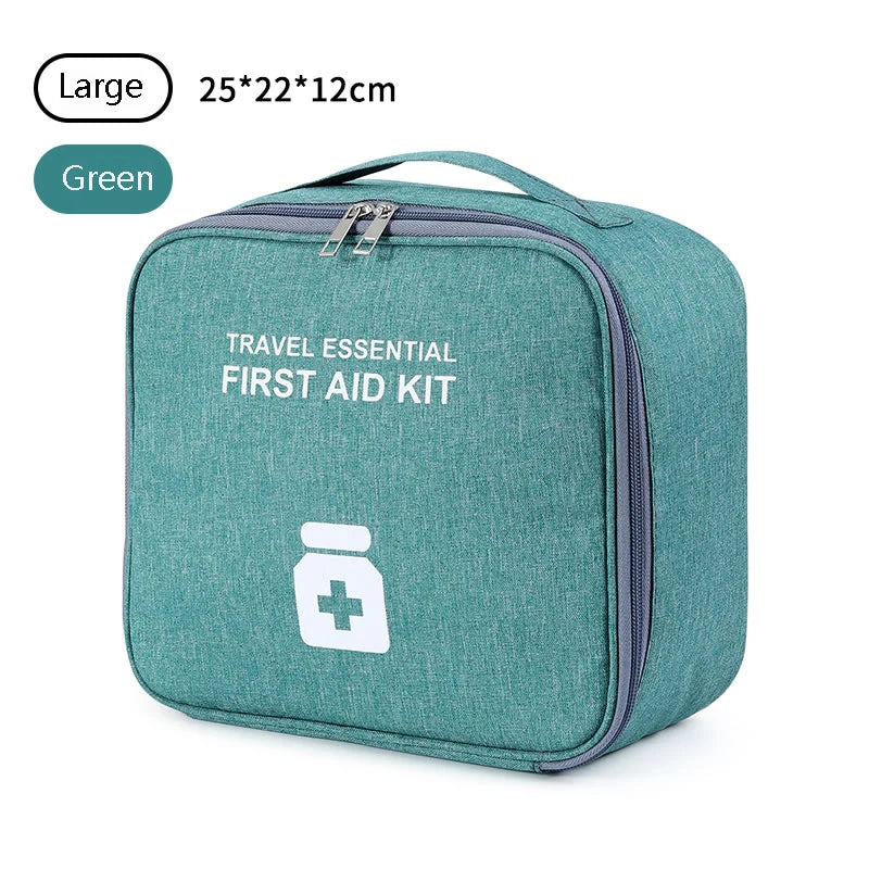 Mini Portable Medicine Storage Bag Empty Travel First Aid Kit Medicine Bags Organizer Outdoor Emergency Survival Bag Pill Case
