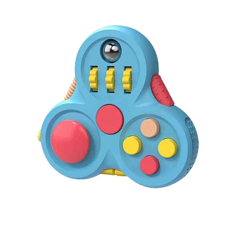 1pc Game Fidget Pad Stress Reliever Squeeze Fun Magic Desk Toy Handle Toys Stress Decompression Gift Key Mobile Phone Accessory