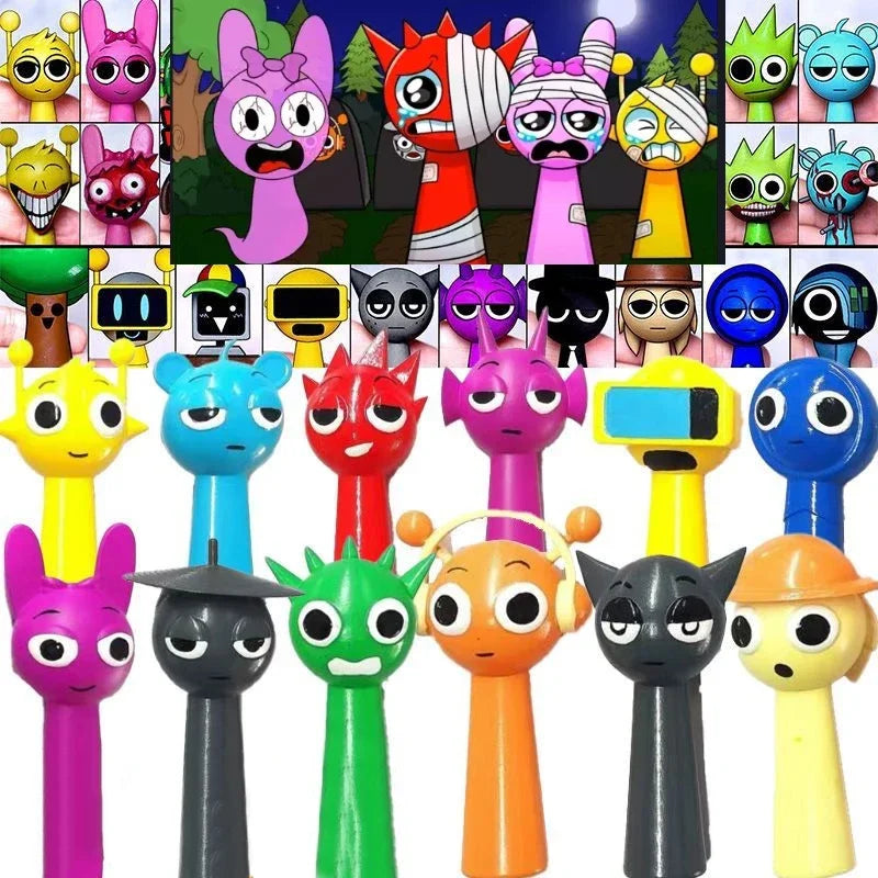 2025 New Sprunki Figurine Model PVC Sprunki Game Action & Toy Figures Set Kids for Christmas Birthday Gifts